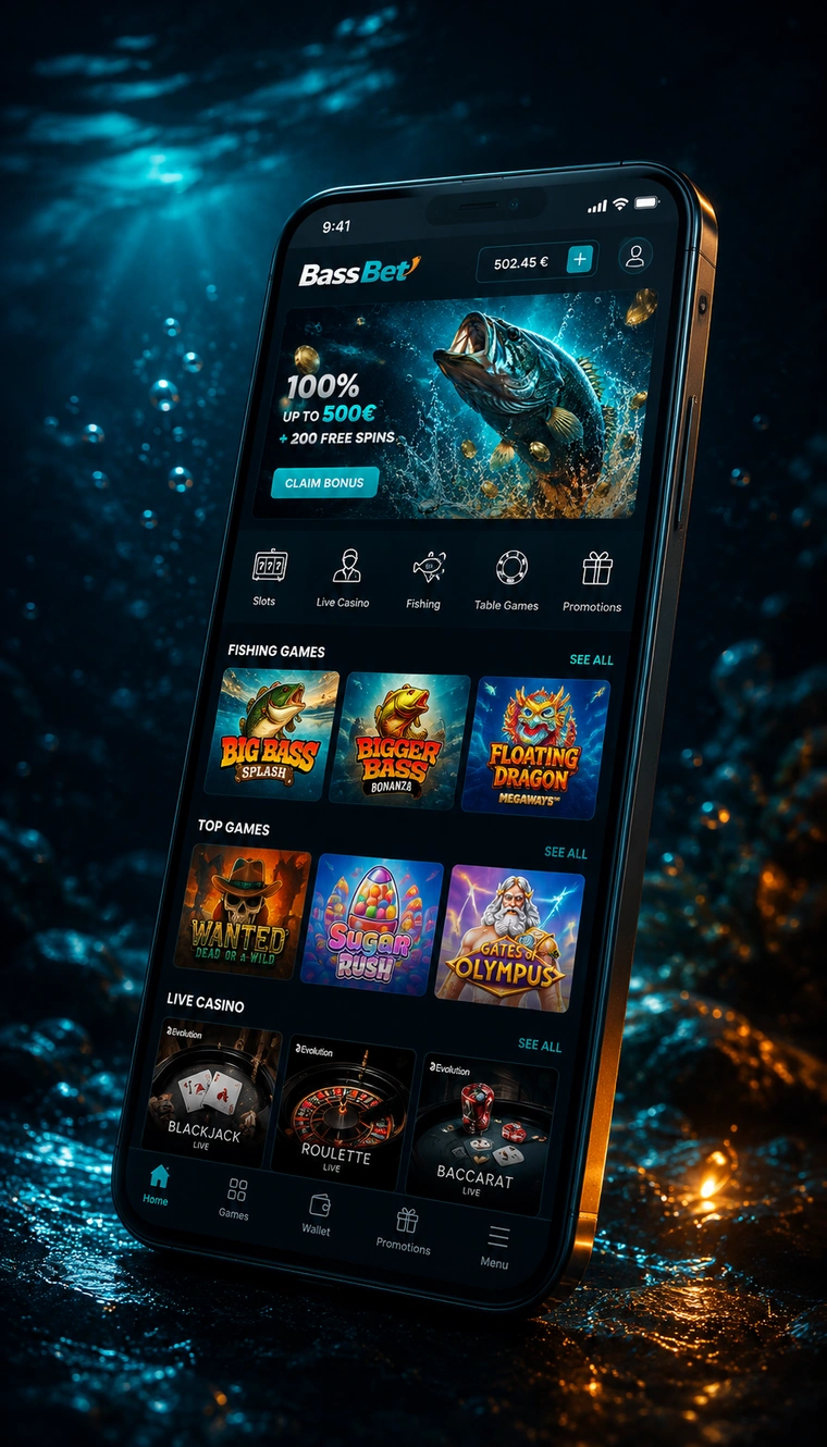 BassBet Casino σε κινητό